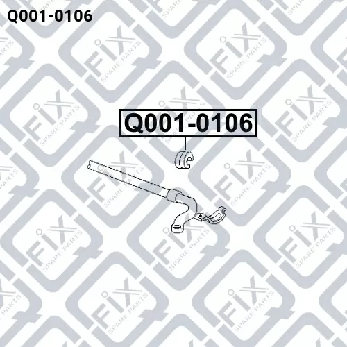 Втулка переднего стабилизатора Q001-0106 q-fix - фото №1