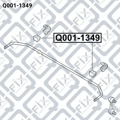 Втулка заднего стабилизатора Q001-1349 Q-FIX