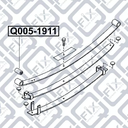Сайлентблок задней рессоры Q005-1911 Q-FIX