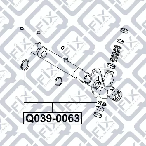 Ремкомплект рулевой рейки Q039-0063 Q-FIX