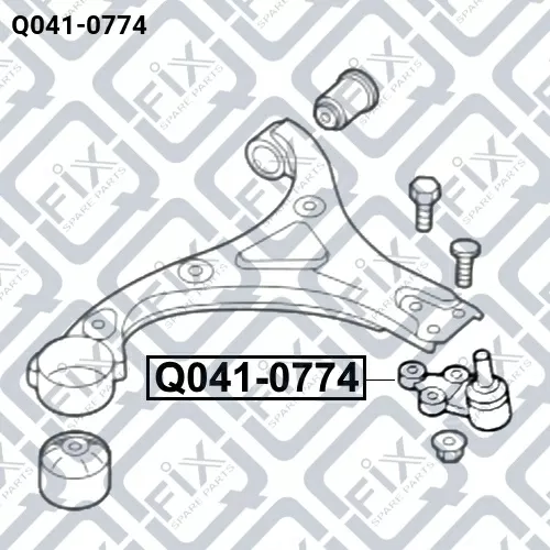 Опора шаровая (нижняя) Q041-0774 Q-FIX