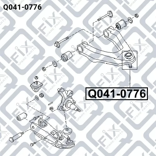 Опора шаровая верхняя Q041-0776 Q-FIX