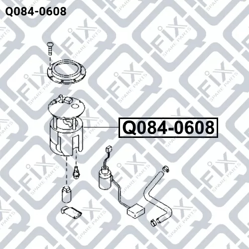 Фильтр топливный Q084-0608 Q-FIX