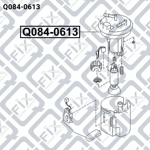 Фильтр топливный Q084-0613 Q-FIX