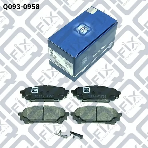 Колодки тормозные задние дисковые Q093-0958 q-fix - фото №3