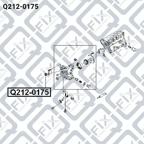 Датчик давления масла Q212-0175 Q-FIX