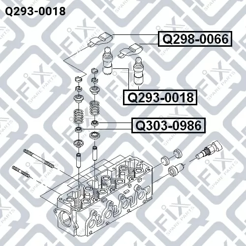 Гидрокомпенсатор клапана Q293-0018 Q-FIX