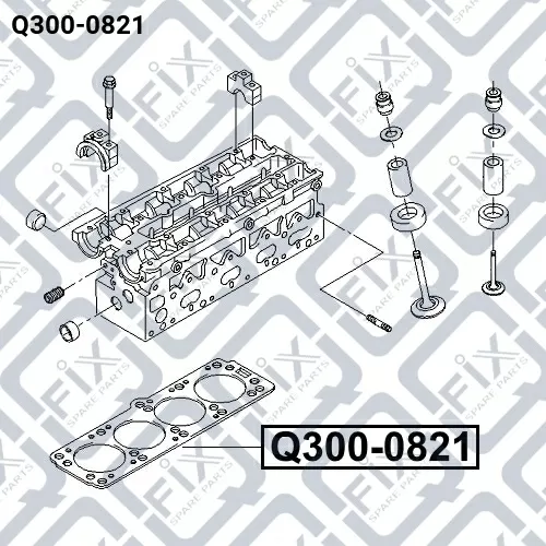 Прокладка гбц Q300-0821 Q-FIX