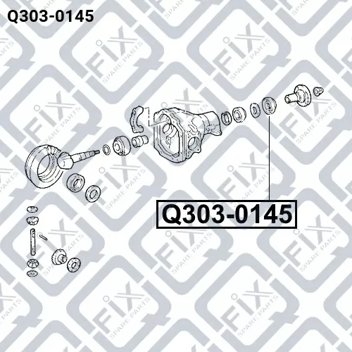 Сальник привода Q303-0145 Q-FIX